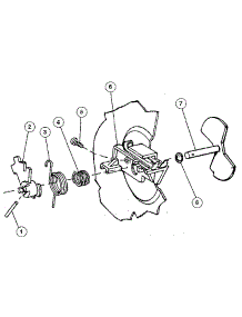Detergent Cup parts for Kenmore Dishwasher 587.1509181 (5871509181, 587 1509181) from AppliancePartsPros.com