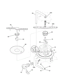Motor & Pump parts for Kenmore Dishwasher 587.15369102C (58715369102C, 587 15369102C) from AppliancePartsPros.com