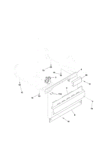 Frame parts for Kenmore Dishwasher 587.15372100A (58715372100A, 587 15372100A) from AppliancePartsPros.com