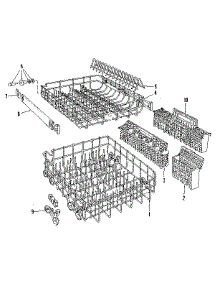 Rack Details parts for Kenmore Dishwasher 587.1556583 (5871556583, 587 1556583) from AppliancePartsPros.com