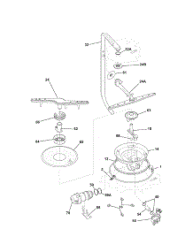 Motor & Pump parts for Kenmore Dishwasher 587.16102801 (58716102801, 587 16102801) from AppliancePartsPros.com