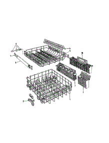 Rack Details parts for Kenmore Dishwasher 587.1646581 (5871646581, 587 1646581) from AppliancePartsPros.com