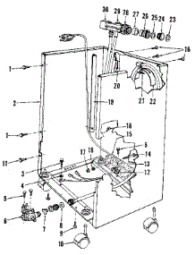 Frame Details parts for Kenmore Dishwasher 587.1710590 (5871710590, 587 1710590) from AppliancePartsPros.com