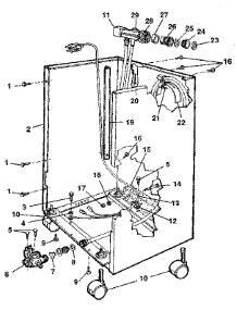 Frame Details parts for Kenmore Dishwasher 587.1710591 (5871710591, 587 1710591) from AppliancePartsPros.com