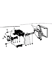 Detergent Cup Details parts for Kenmore Dishwasher 587.1736580 (5871736580, 587 1736580) from AppliancePartsPros.com