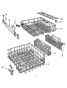 Rack Details parts for Kenmore Dishwasher 587.1749580 (5871749580, 587 1749580) from AppliancePartsPros.com