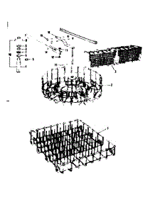 Rack Assemblies parts for Kenmore Dishwasher 587.65780 (58765780, 587 65780) from AppliancePartsPros.com