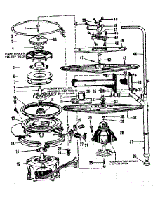 Motor, Heater, And Spray Arm parts for Kenmore Dishwasher 587.700310 (587700310, 587 700310) from AppliancePartsPros.com