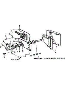 Detergent Cup Details parts for Kenmore Dishwasher 587.702400 (587702400, 587 702400) from AppliancePartsPros.com