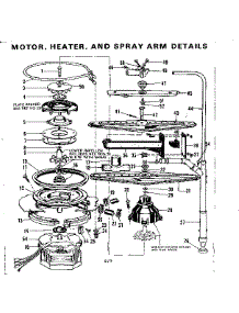 Motor,Heater,& Spray Arm Det. parts for Kenmore Dishwasher 587.703300 (587703300, 587 703300) from AppliancePartsPros.com