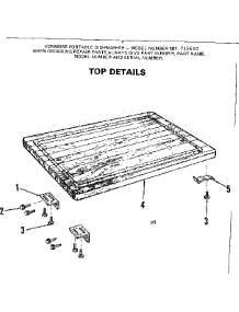 Top Assembly parts for Kenmore Dishwasher 587.715610 (587715610, 587 715610) from AppliancePartsPros.com