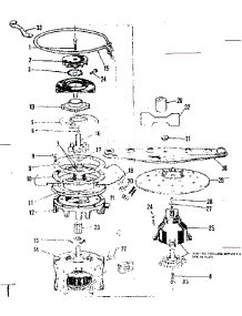 Motor, Heater, & Spray Arm Details parts for Kenmore Dishwasher 587.720211 (587720211, 587 720211) from AppliancePartsPros.com
