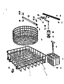 Rack Assemblies parts for Kenmore Dishwasher 587.720510 (587720510, 587 720510) from AppliancePartsPros.com