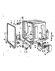 Tub Details parts for Kenmore Dishwasher 587.720510 (587720510, 587 720510) from AppliancePartsPros.com
