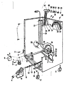 Frame parts for Kenmore Dishwasher 587.720510 (587720510, 587 720510) from AppliancePartsPros.com