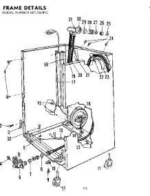 Frame Details parts for Kenmore Dishwasher 587.750412 (587750412, 587 750412) from AppliancePartsPros.com