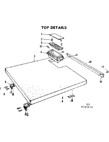 Top Details parts for Kenmore Dishwasher 587.760414 (587760414, 587 760414) from AppliancePartsPros.com