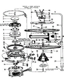 Motor & Pump Details parts for Kenmore Dishwasher 587.779501 (587779501, 587 779501) from AppliancePartsPros.com