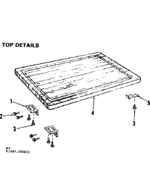 Top Details parts for Kenmore Dishwasher 587.795611 (587795611, 587 795611) from AppliancePartsPros.com