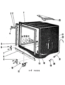 Tub Details parts for Kenmore Dishwasher 587.95050 (58795050, 587 95050) from AppliancePartsPros.com