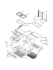 Shelf Parts parts for Kenmore Refrigerator 596.467934251 (596467934251, 596 467934251) from AppliancePartsPros.com