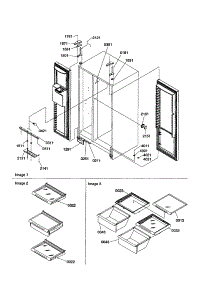 Lights And Hinges parts for Kenmore Refrigerator 596.50392000 (59650392000, 596 50392000) from AppliancePartsPros.com