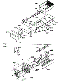 Ice Bucket Auger parts for Kenmore Refrigerator 596.57542790 (59657542790, 596 57542790) from AppliancePartsPros.com