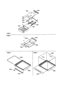 Deli / Shelf / Crisper Assemblies parts for Kenmore Refrigerator 596.58622990 (59658622990, 596 58622990) from AppliancePartsPros.com
