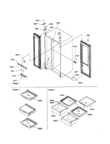 Lights / Hinges / Shelving parts for Kenmore Refrigerator 596.58637890 (59658637890, 596 58637890) from AppliancePartsPros.com