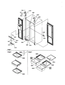 Refrigerator / Freezer Light / Hinge parts for Kenmore Refrigerator 596.58695890 (59658695890, 596 58695890) from AppliancePartsPros.com