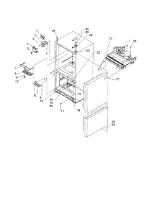 Controls / Light Covers parts for Kenmore Refrigerator 596.61152100 (59661152100, 596 61152100) from AppliancePartsPros.com