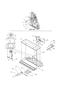 Machine Compartment parts for Kenmore Refrigerator 596.61879100 (59661879100, 596 61879100) from AppliancePartsPros.com