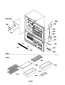 Door Handles And Accessories parts for Kenmore Refrigerator 596.69142990 (59669142990, 596 69142990) from AppliancePartsPros.com