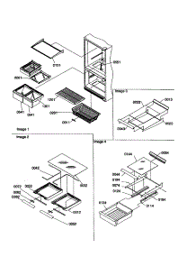 Shelving Assemblies parts for Kenmore Refrigerator 596.69147992 (59669147992, 596 69147992) from AppliancePartsPros.com