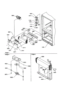 Evaporator / Freezer Control Assembly parts for Kenmore Refrigerator 596.69147992 (59669147992, 596 69147992) from AppliancePartsPros.com