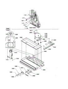 Machine Compartment Assembly parts for Kenmore Refrigerator 596.69879990 (59669879990, 596 69879990) from AppliancePartsPros.com