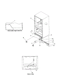 Insulation And Roller parts for Kenmore Refrigerator 596.71282100 (59671282100, 596 71282100) from AppliancePartsPros.com