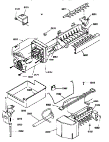 Ice Maker Assembly And Parts parts for Kenmore Refrigerator 596.77275790 (59677275790, 596 77275790) from AppliancePartsPros.com