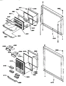 Door Assemblies parts for Kenmore Refrigerator 596.77277790 (59677277790, 596 77277790) from AppliancePartsPros.com
