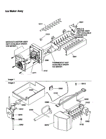 Ice Maker Assembly parts for Kenmore Refrigerator 596.79147992 (59679147992, 596 79147992) from AppliancePartsPros.com