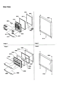 Door Assembly parts for Kenmore Refrigerator 596.79162990 (59679162990, 596 79162990) from AppliancePartsPros.com