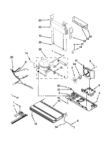 Unit Parts parts for Kenmore Refrigerator 596.79219011 (59679219011, 596 79219011) from AppliancePartsPros.com