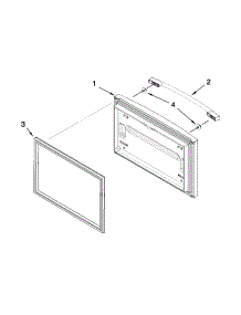Freezer Door parts for Kenmore Refrigerator 596.79219011 (59679219011, 596 79219011) from AppliancePartsPros.com