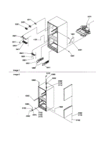 Cover, Hinges And Light Covers parts for Kenmore Refrigerator 596.79877990 (59679877990, 596 79877990) from AppliancePartsPros.com