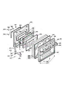 Door Assembly parts for Kenmore Range 628.3538252 (6283538252, 628 3538252) from AppliancePartsPros.com