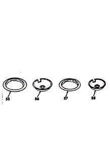 Optional Porcelain Pan And Chrome Ring Kit parts for Kenmore Range 628.4518090 (6284518090, 628 4518090) from AppliancePartsPros.com