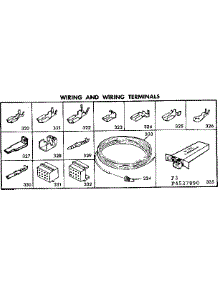 Wiring And Wiring Terminals parts for Kenmore Range 628.4537890 (6284537890, 628 4537890) from AppliancePartsPros.com
