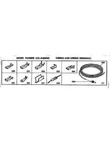 Wiring And Wiring Terminals parts for Kenmore Range 628.4588090 (6284588090, 628 4588090) from AppliancePartsPros.com