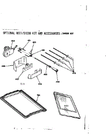 Roti / Shish Kit And Accessories parts for Kenmore Range 628.4588250 (6284588250, 628 4588250) from AppliancePartsPros.com
