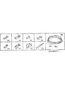 Wiring & Wiring Terminals parts for Kenmore Range 628.4588550 (6284588550, 628 4588550) from AppliancePartsPros.com